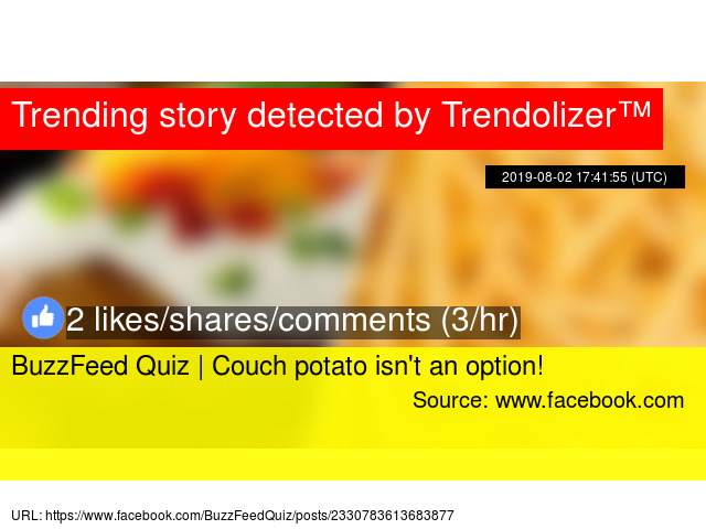 Buzzfeed Quiz Couch Potato Isn 039 T An Option