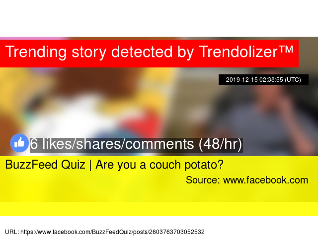Buzzfeed Quiz Are You A Couch Potato